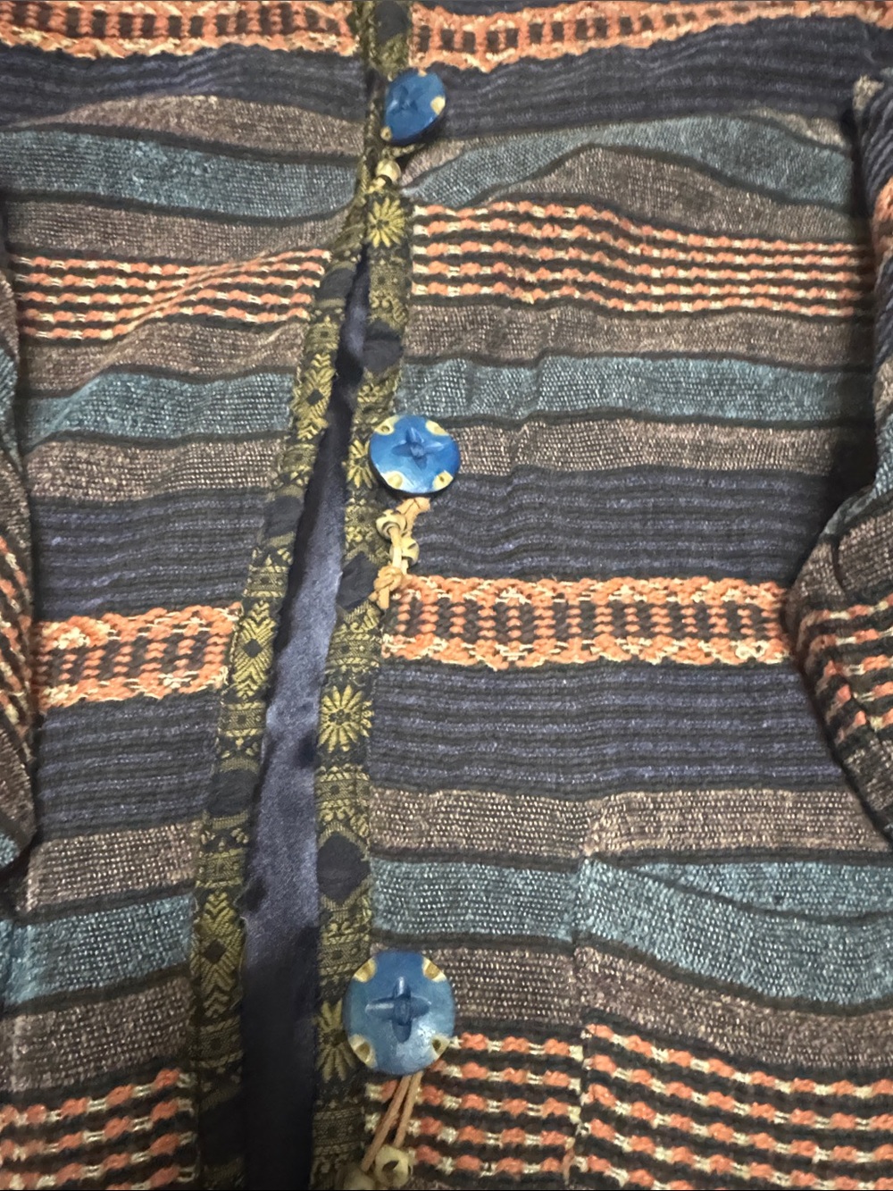 Striped Button-Front jacket - Picture 4 of 7